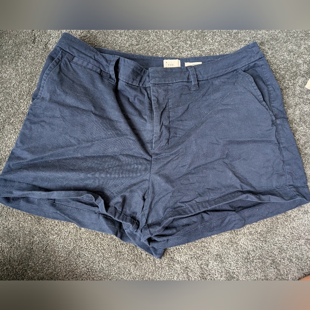 A New Day Stretch Waistband Shorts - Dark Blue